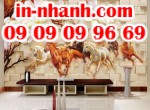 In tranh dán ngựa