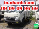Xe tải Hino 1.9 Tấn XZU650L thùng kín