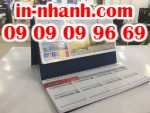 Xưởng in lịch để bàn số lượng ít HCM