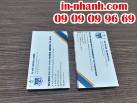 Name card in nhanh - chất lượng Gò Vấp