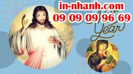 Nhận in lịch Công giáo - In nhanh lịch 1 tờ, lịch để bàn Công giáo TPHCM