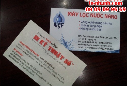 Giấy dùng để in danh thiếp
