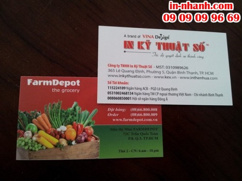 In Card Visit Trong 1 Ngày