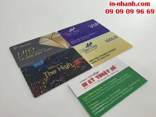 In Thẻ Nhựa Giá Rẻ