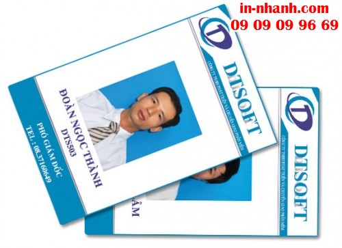 In thẻ nhựa nhân viên công ty