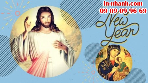 Nhận in lịch Công giáo - In nhanh lịch 1 tờ, lịch để bàn Công giáo TPHCM